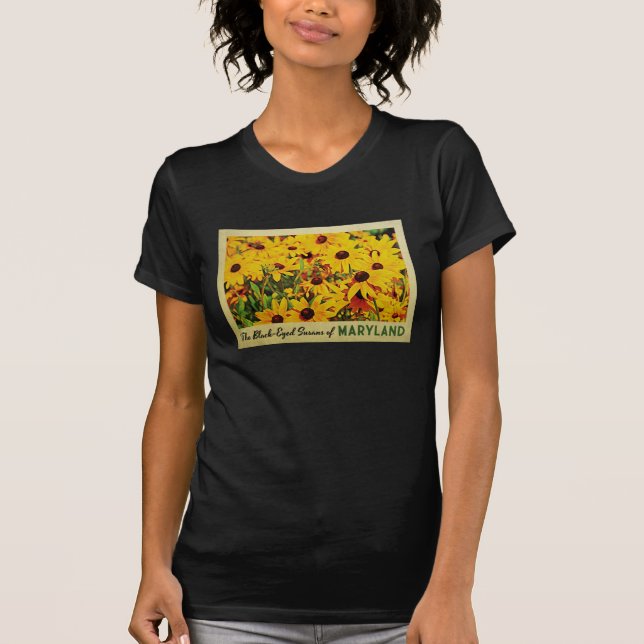 Maryland Black-Eyed Susans Tee Shirt (Framsida)