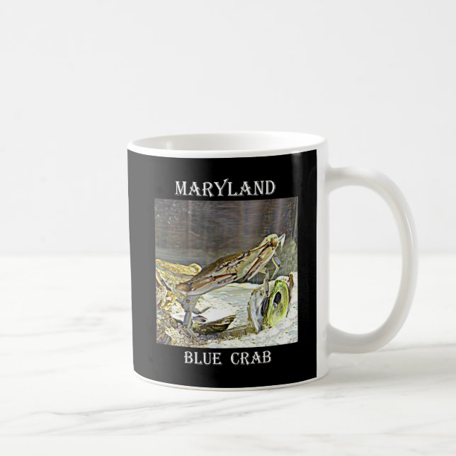 Maryland blåttkrabba kaffemugg (Höger)