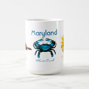 Maryland blåttkrabba kaffemugg