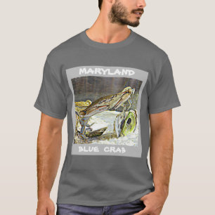 Maryland blåttkrabba t shirt