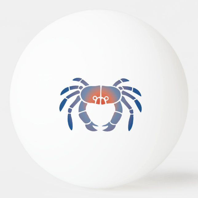 Maryland Blue Crab Coastal Design Pingisboll (Framsidan)