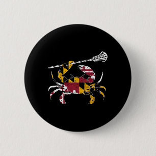 Maryland Blue Crab Lacrosse Älskare Flagga Mary Knapp