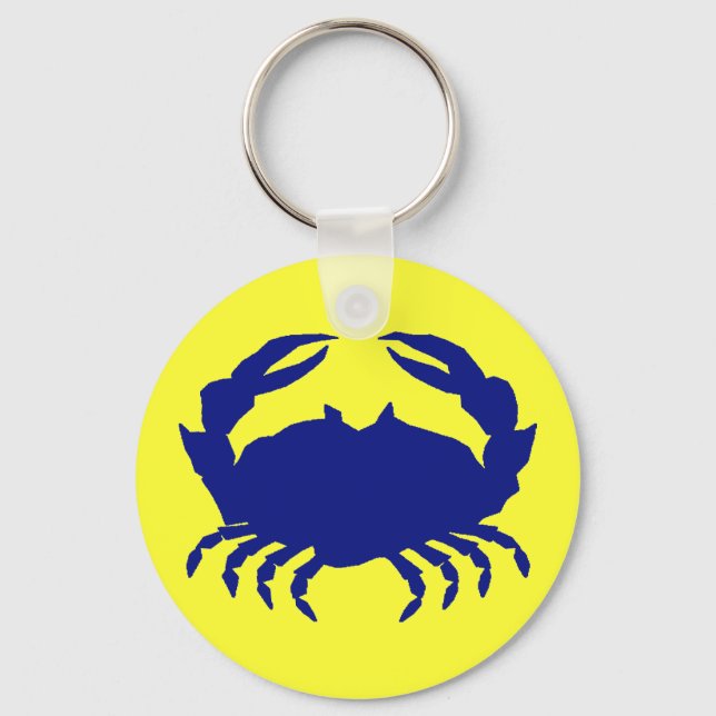 Maryland Blue Crab Nyckelring (Framsida)