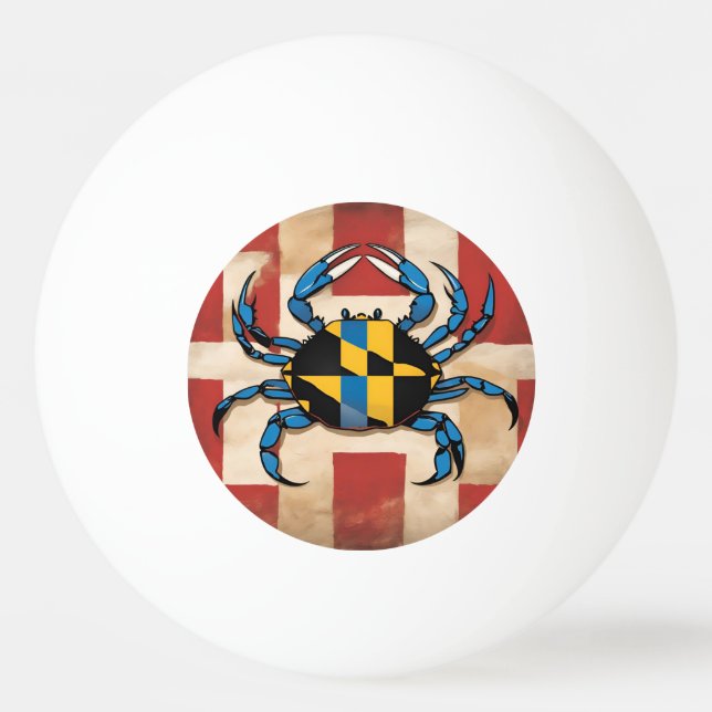 Maryland Blue Crab Pingisboll (Framsidan)