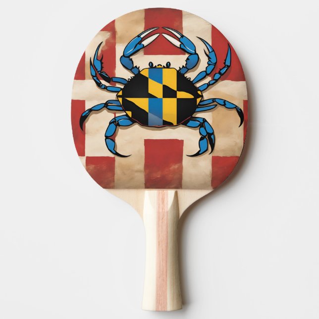 Maryland Blue Crab Pingisracket (Framsidan)