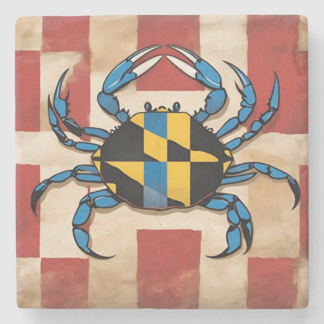 Maryland Blue Crab Stenunderlägg (Framsidan)