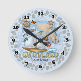 Maryland Clock Rund Klocka