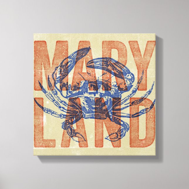 Maryland Crab Canvas Art (Framsida)