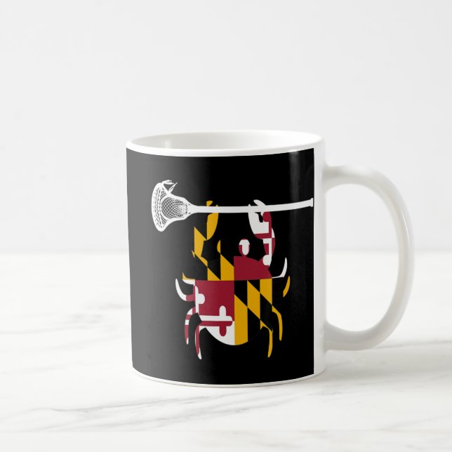 Maryland Crab Lacrosse Boys Stick LAX Sister Broth Kaffemugg (Höger)