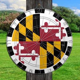 Maryland Dartboard USA & Maryland Flagga /match bo Darttavla
