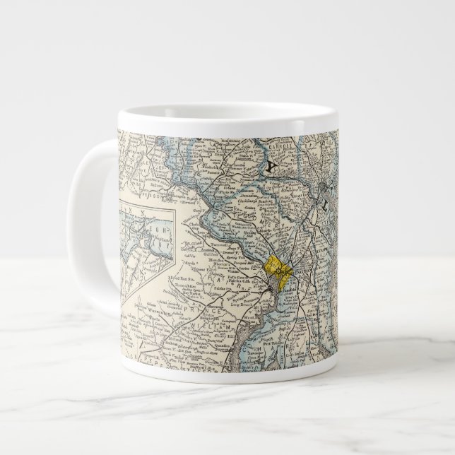 Maryland, DC och Delaware Jumbo Mugg (Framsida vänster)