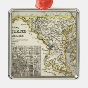 Maryland, Delaware Julgransprydnad Metall