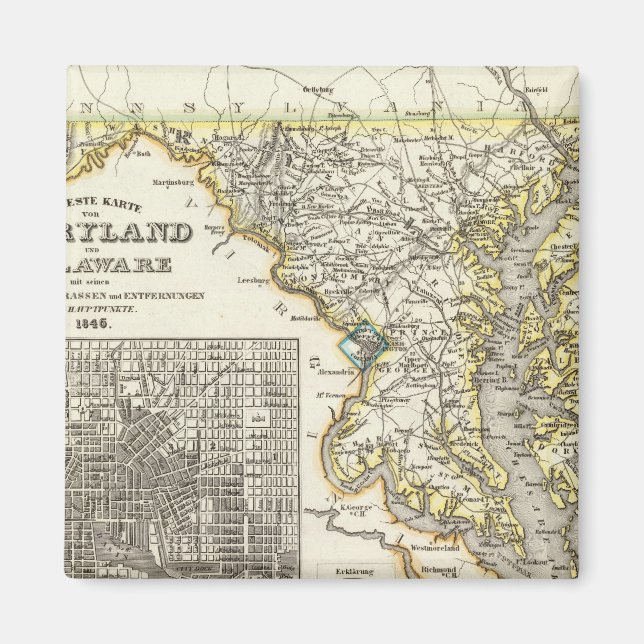 Maryland, Delaware Magnet (Framsidan)