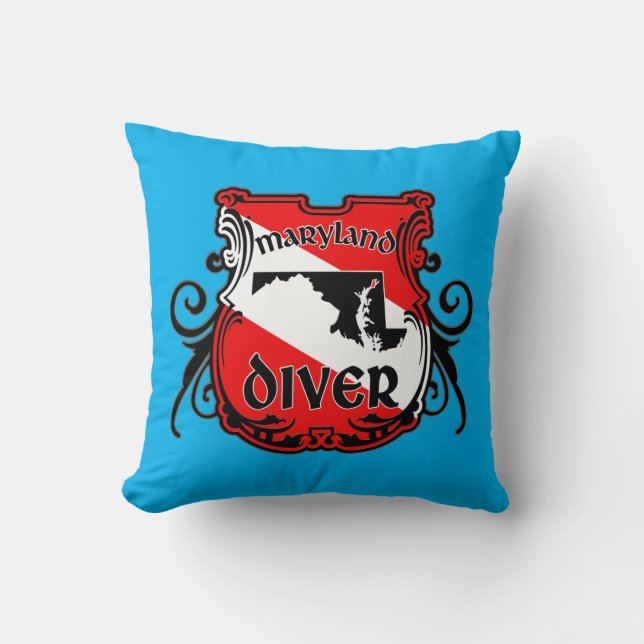 Maryland Diver Kudde (Framsida)