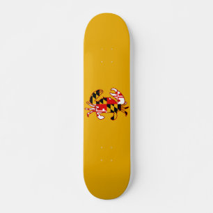 Maryland Flag Krabba Mini Skateboard Bräda 18,5 Cm