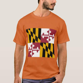 Maryland flagga 2 t shirt