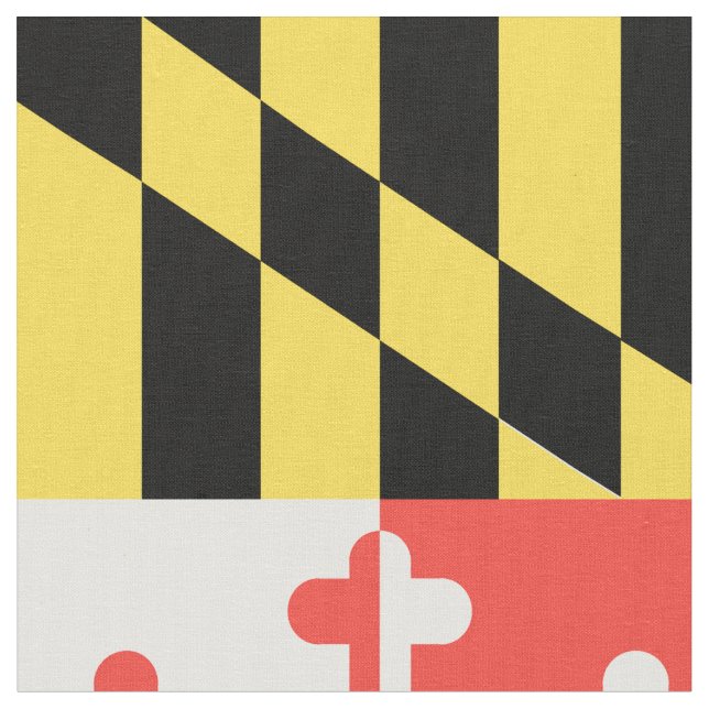 MARYLAND Flagga 7 x 10 Tyg (Närbild)