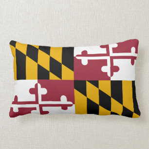 Maryland flagga, Amerikanska statlig flagga Dekora Lumbarkudde