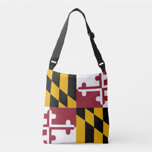 Maryland flagga, amerikanstatlig flagga axelväska