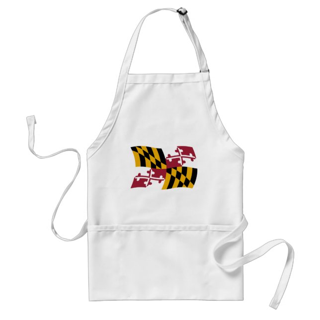 Maryland Flagga Apron Förkläde (Framsidan)