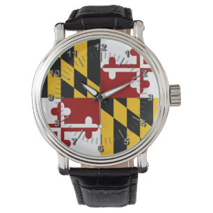 Maryland flagga armbandsur
