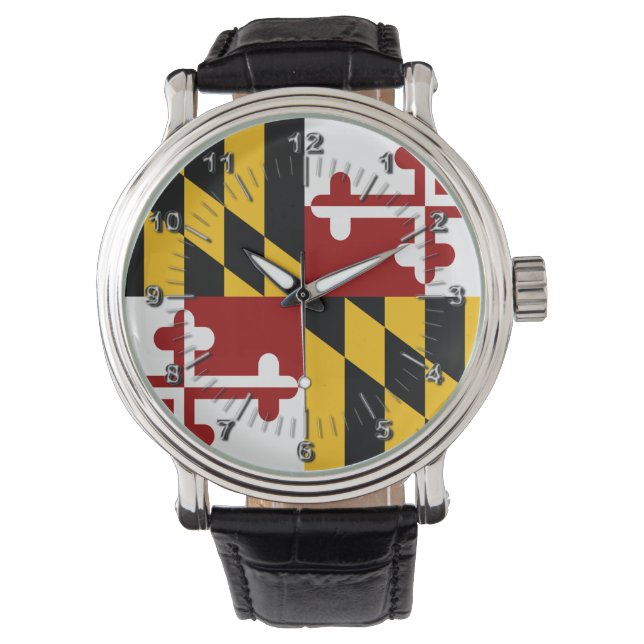 Maryland flagga armbandsur (Framsida)