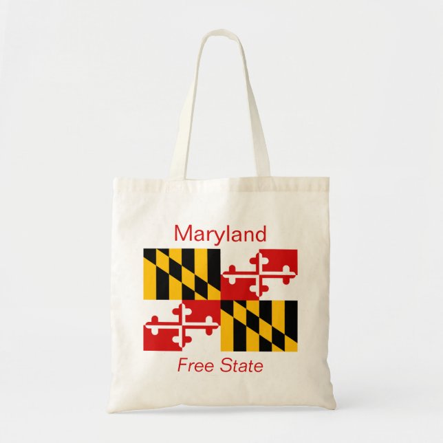Maryland Flagga Bag Tygkasse (Framsidan)