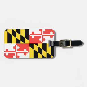MARYLAND-Flagga Bagagebricka