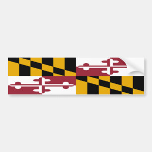 Maryland flagga bildekal