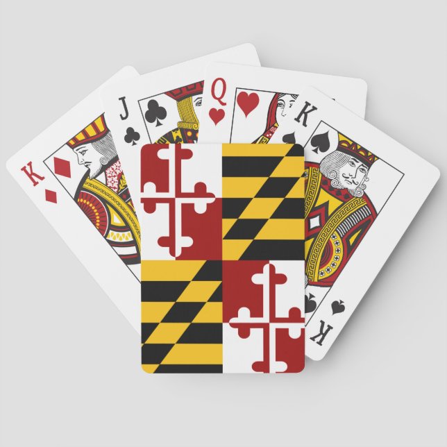 Maryland flagga casinokort (Baksidan)