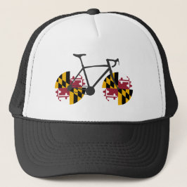 Maryland Flagga Cycling Keps