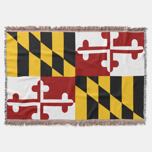 Maryland flagga filt (Framsidan)