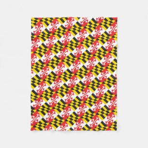 Maryland flagga fleecefilt