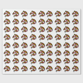 Maryland Flagga Häst Huvud Inpackningspapper Presentpapper