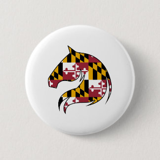 Maryland Flagga Häst Knapp