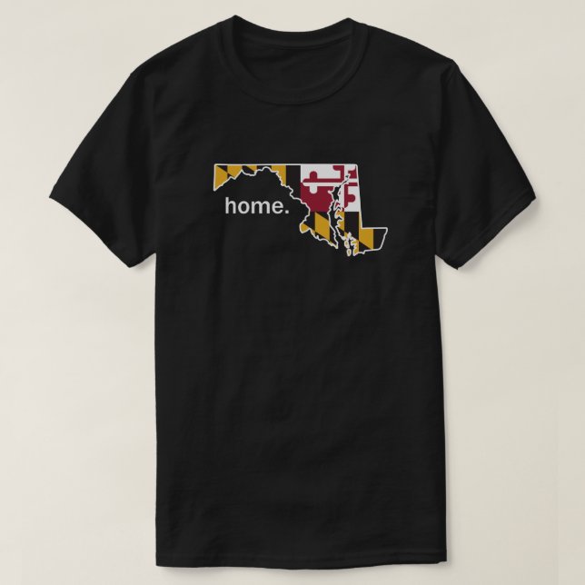 Maryland flagga hemt-shirt tee (Design framsida)