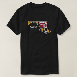 Maryland flagga hemt-shirt tee shirt