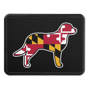Maryland Flagga Hund Chesapeake Bay Retriever Dragkroksskydd
