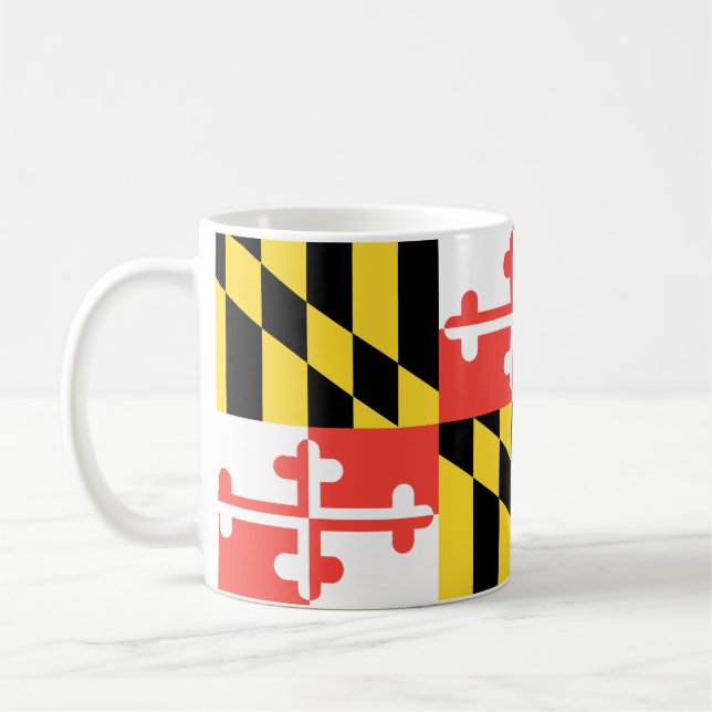 MARYLAND Flagga - Kaffemugg (Vänster)