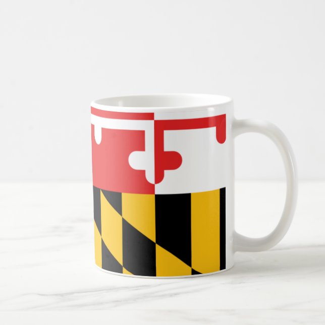 Maryland flagga kaffemugg (Höger)