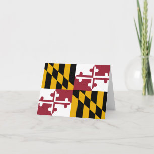 Maryland flagga kort