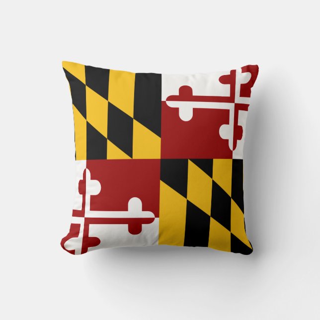 Maryland flagga kudde (Framsida)