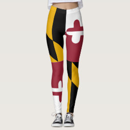 Maryland Flagga Leggings