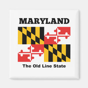 Maryland flagga magnet