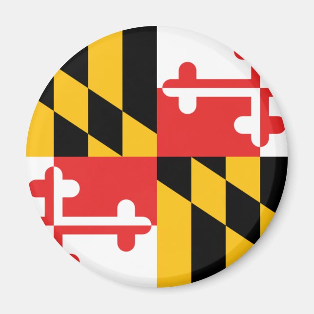 Maryland Flagga Magnet (Framsidan)