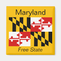 Maryland Flagga Magnet