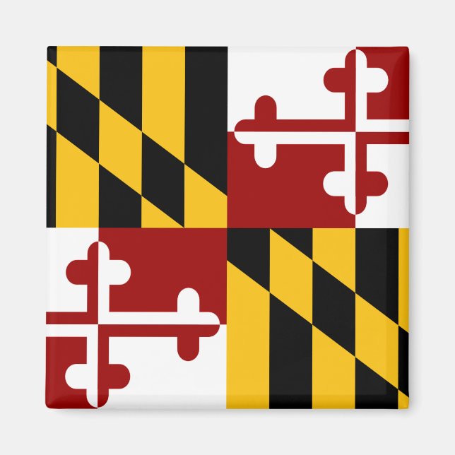 Maryland flagga magnet (Framsidan)