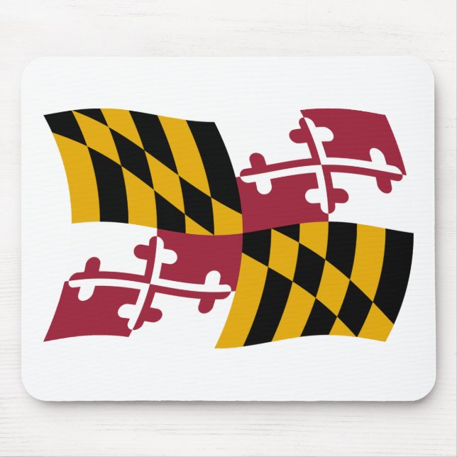 Maryland Flagga Mousepad Musmatta (Framsidan)