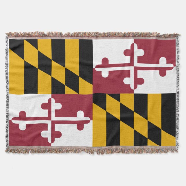 Maryland Flagga Mysfilt (Framsidan)