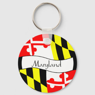 Maryland - FLAGGA - namn Nyckelring
